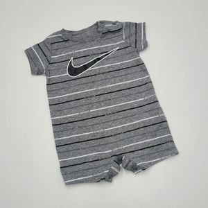 Nike baby boy logo romper size 3 months